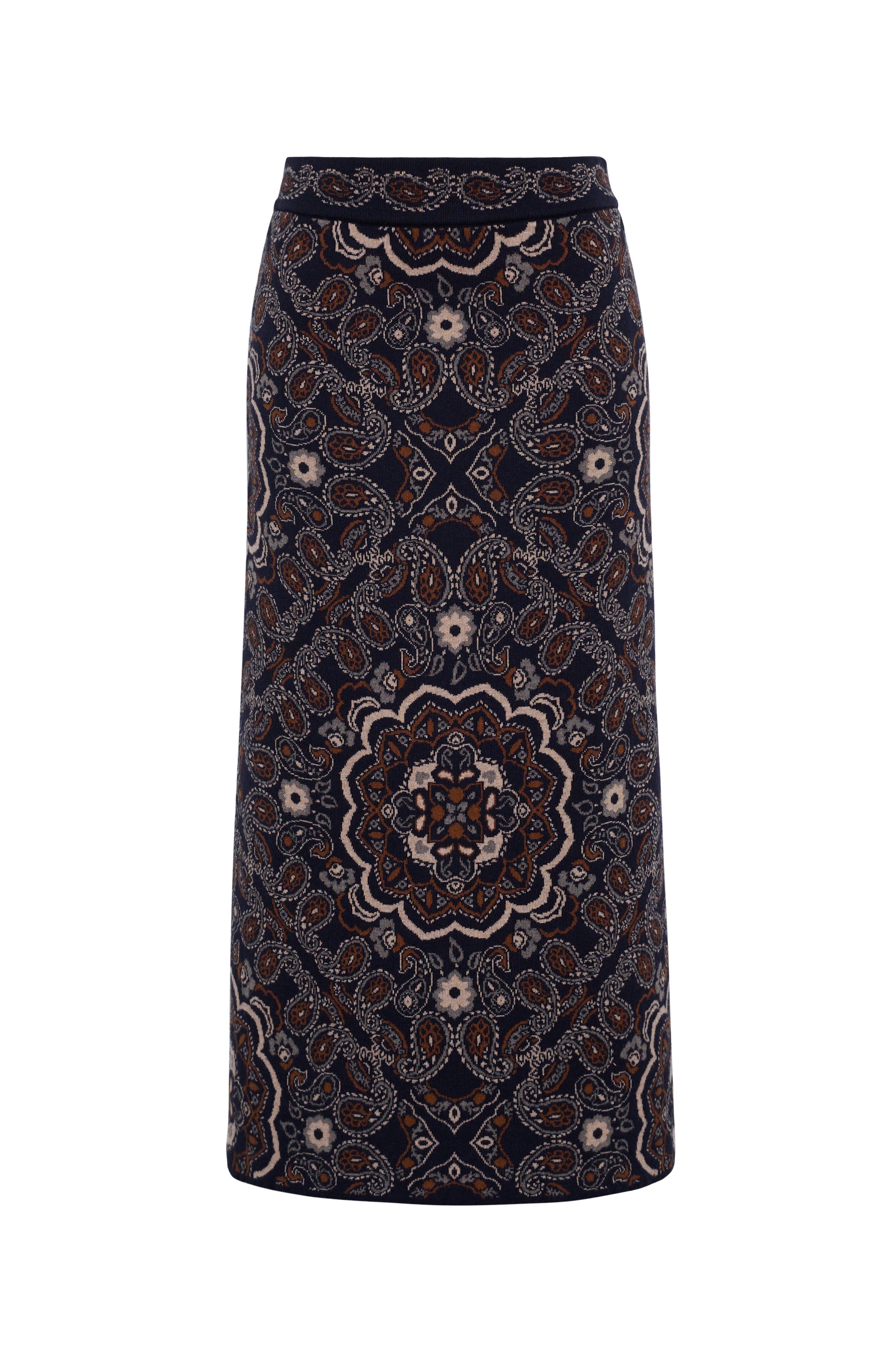 Clara Skirt in Bandana Navy