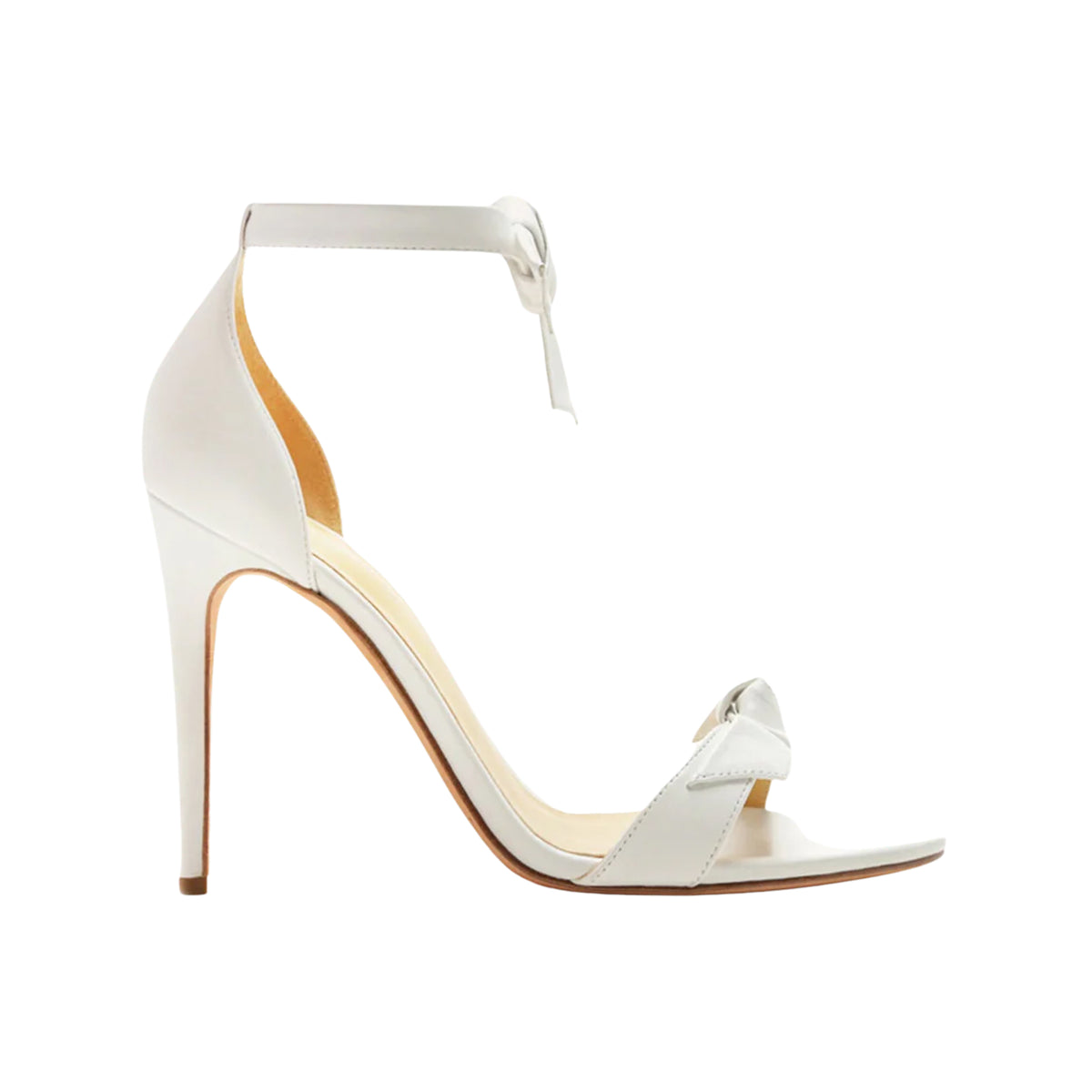 Clarita 100 in White Leather