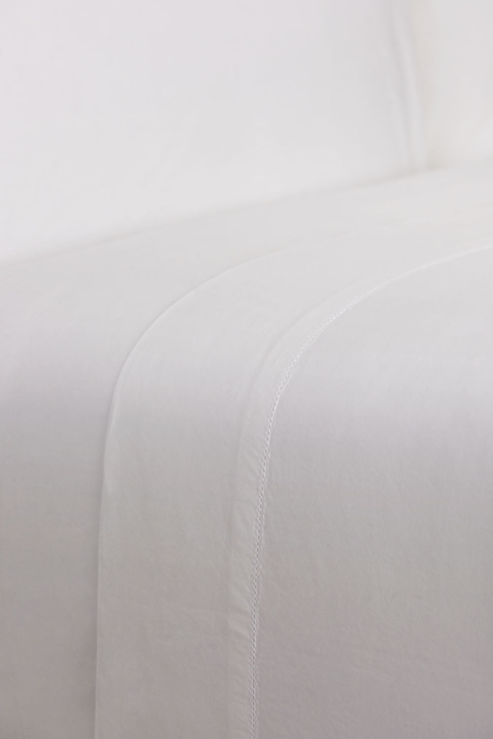 Light Gray Classic Percale Flat Sheet