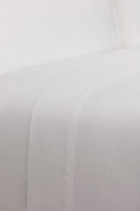 Light Gray Classic Percale Flat Sheet