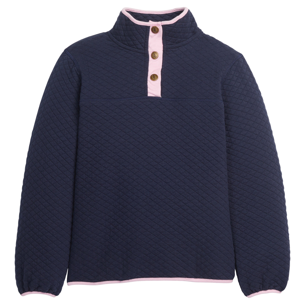 Classic Quilted Pullover Two-Tone