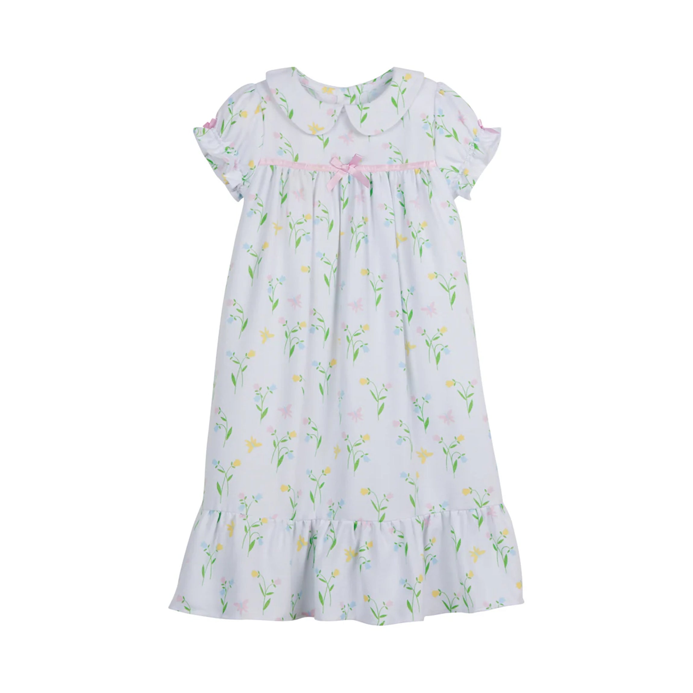 Classic Short Sleeve Nightgown in Butterfly Garden