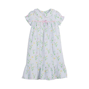 Classic Short Sleeve Nightgown in Butterfly Garden