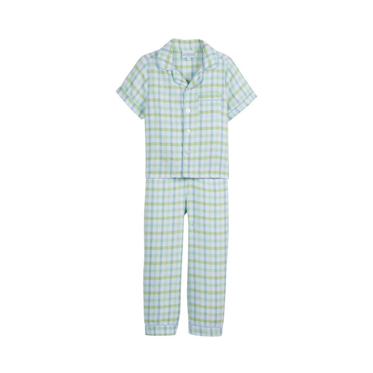 Classic Short Sleeve Pajama Set in Wingate Plaid