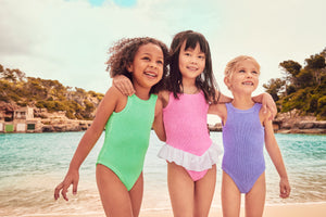 Kids Denise Swimsuit in Bubblegum