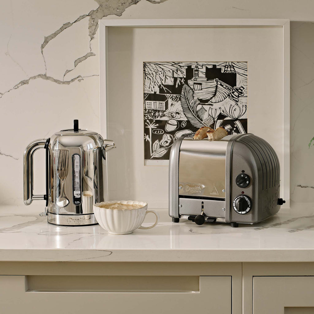 2 Slot Classic Toaster in Metallic Charcoal