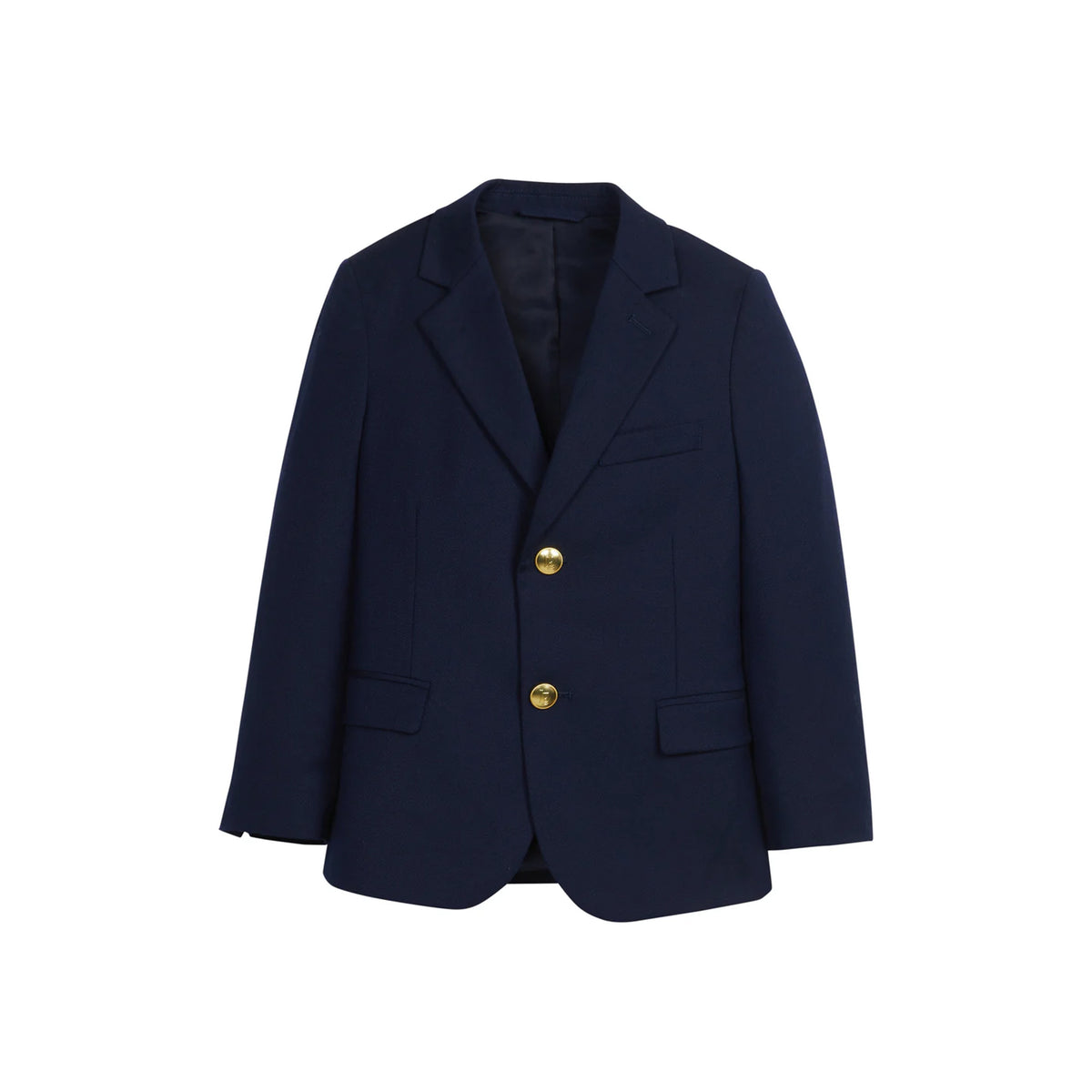 Classic Wool Blazer in Navy