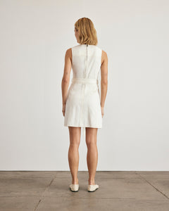 Claudia Dress in Chalk