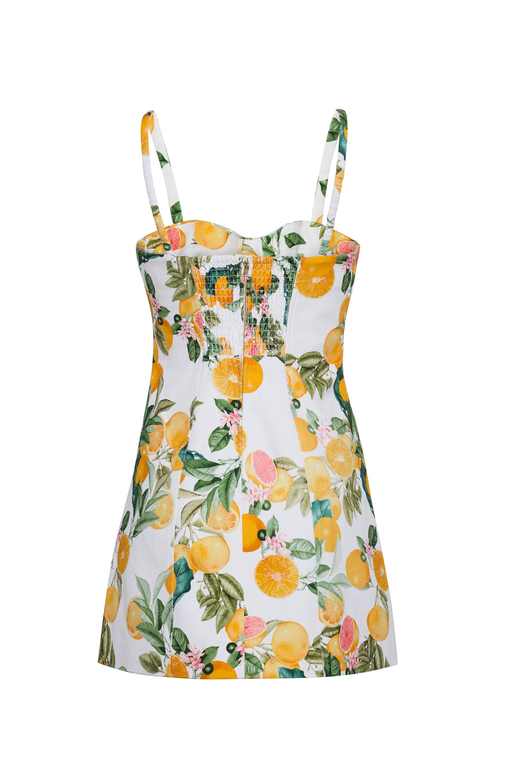 Claudine Mini Dress in Cara Cara Citrus