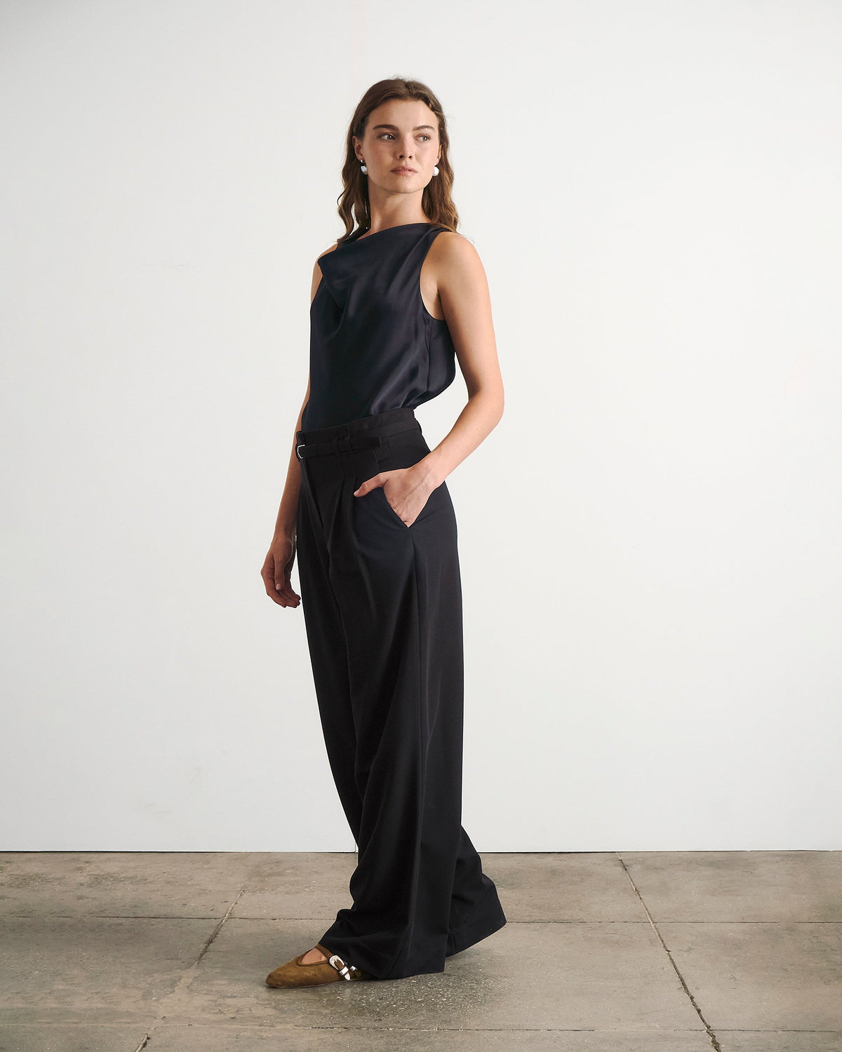 Clorinda Top in Black
