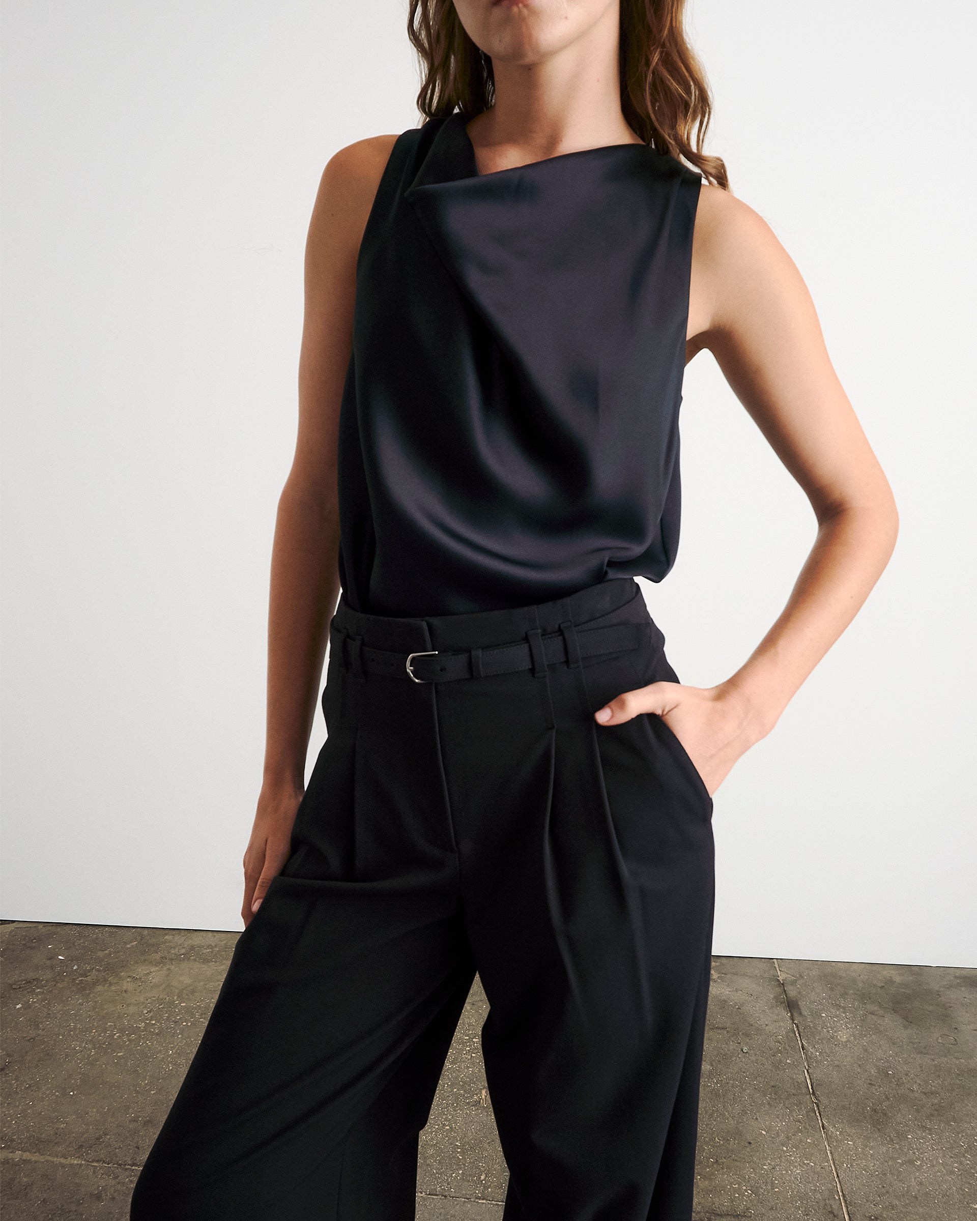 Clorinda Top in Black