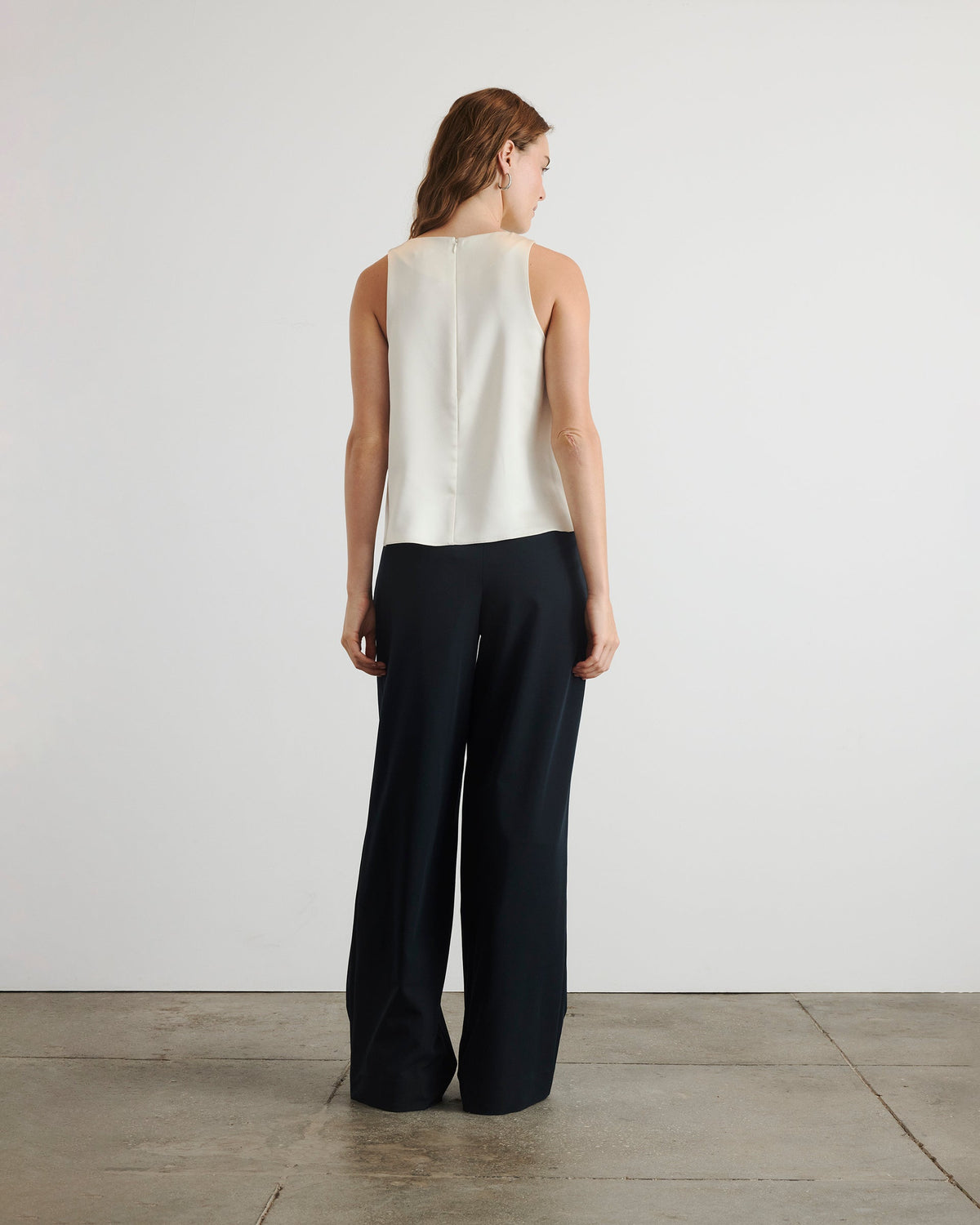 Clorinda Top in Ivory