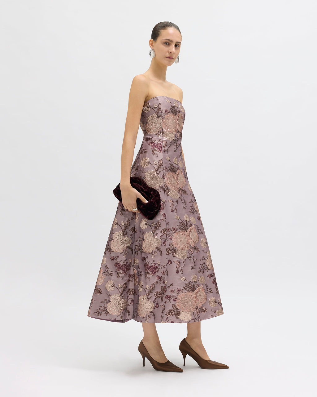 Colette Dress in Rosewater Floral