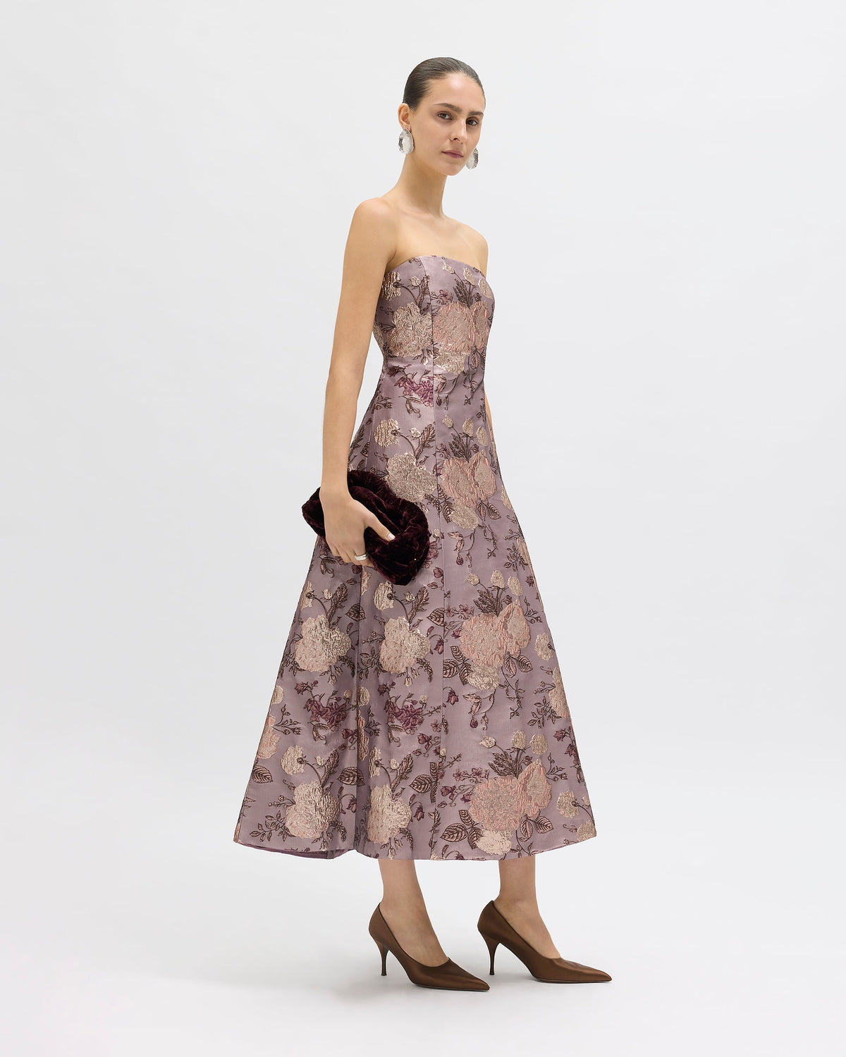 Colette Dress in Rosewater Floral