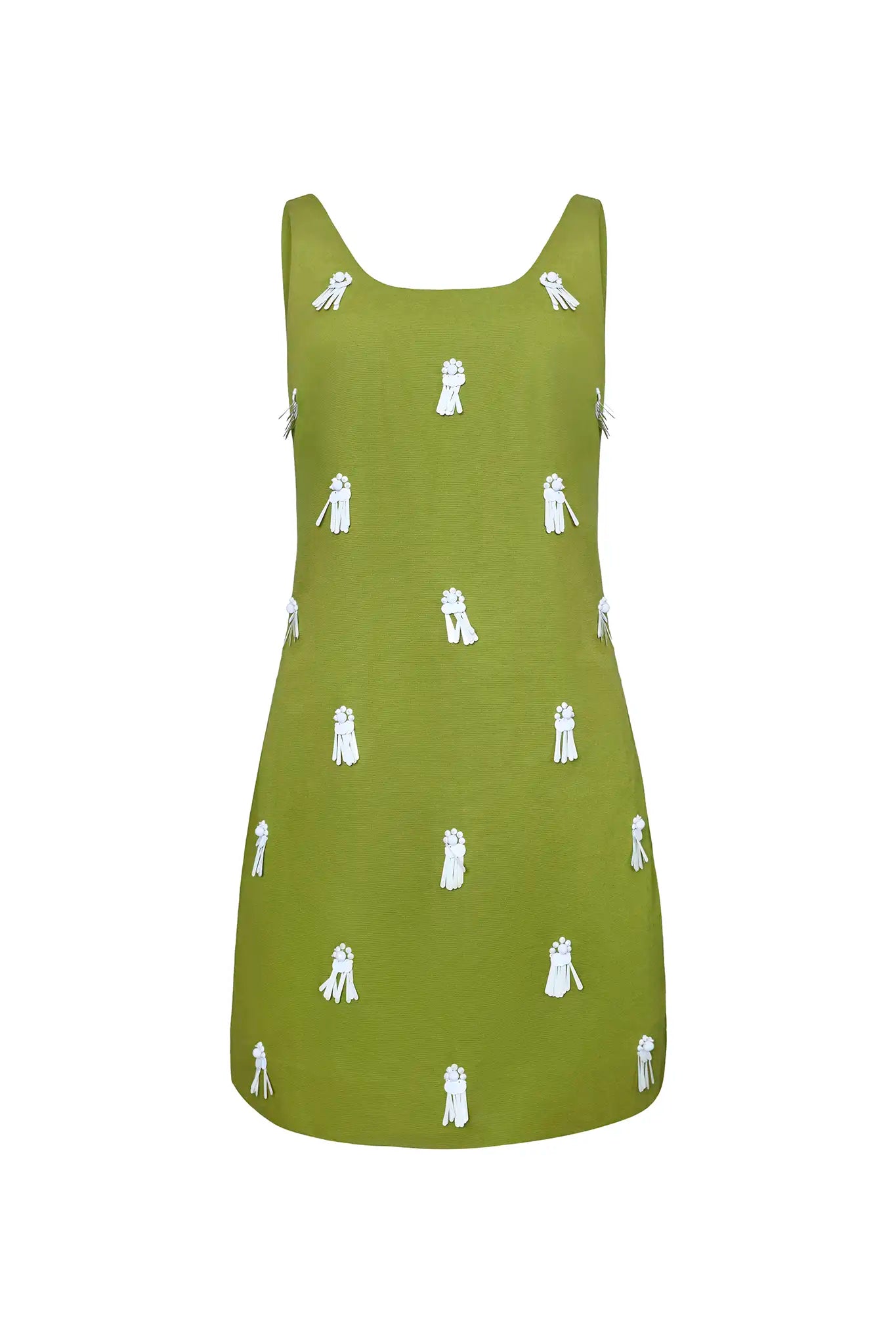 The Collins Dress in Palm Sand Dollars.
