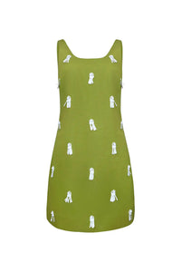 The Collins Dress in Palm Sand Dollars.
