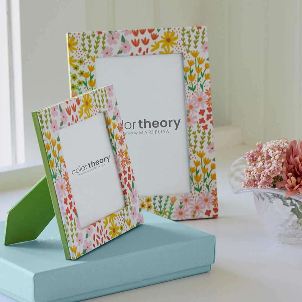 Double Sided Botanical and Meadow 4x4 Frame