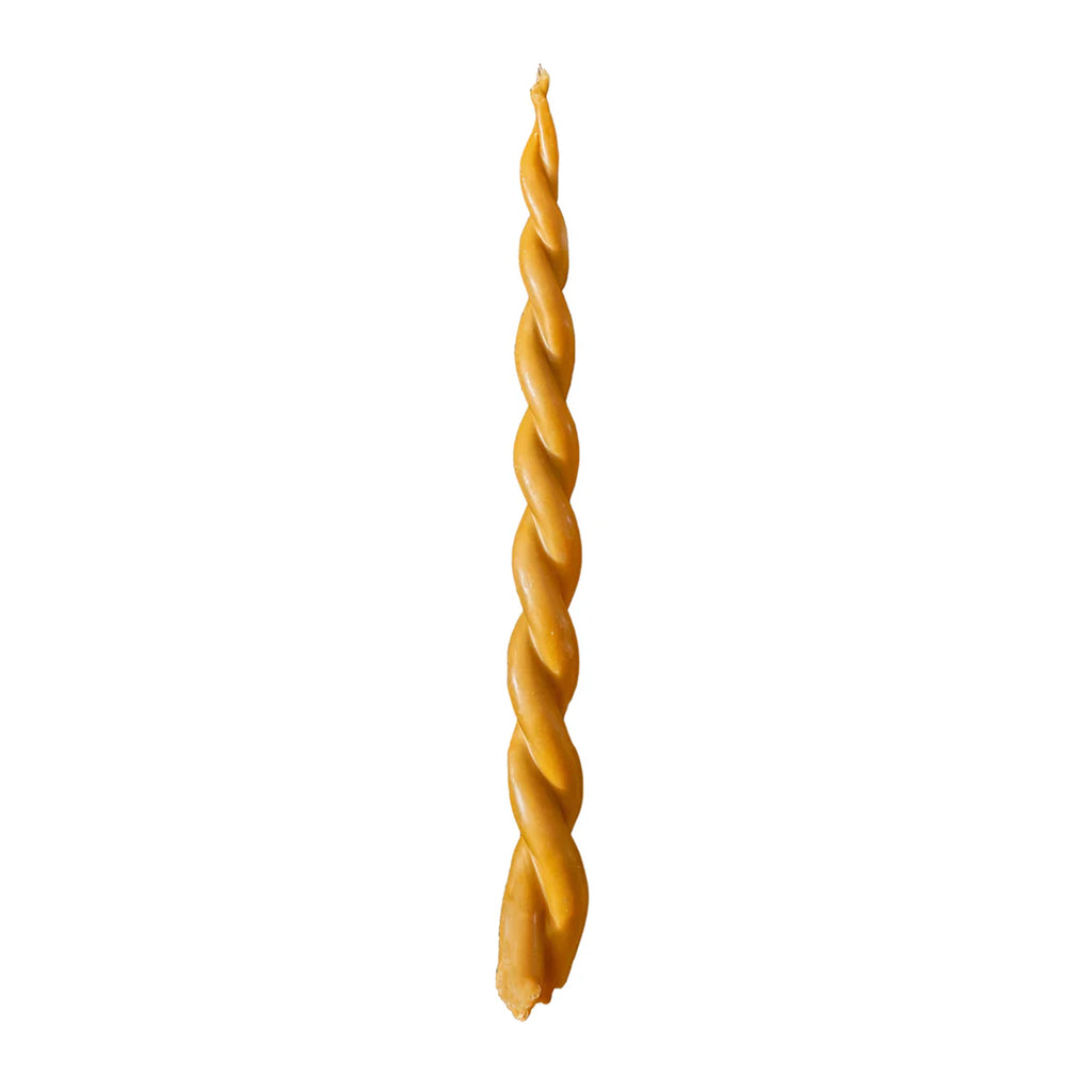 Collepino Colossal Double-Wick Twisted Beeswax Candle