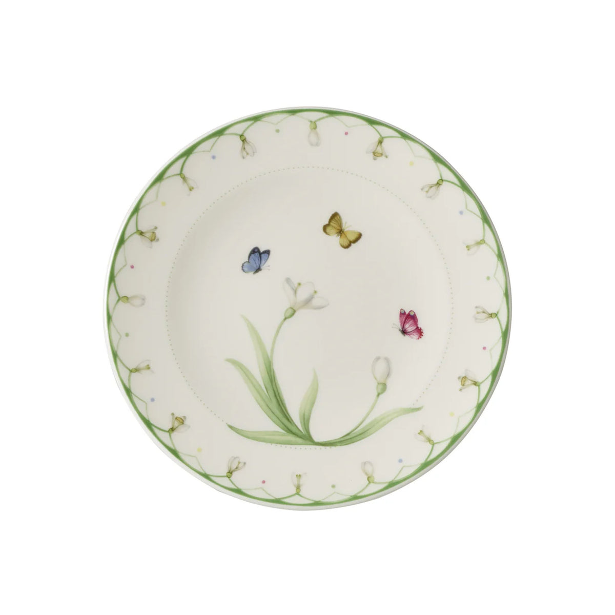 Colorful Spring Bread & Butter Plate in Multi