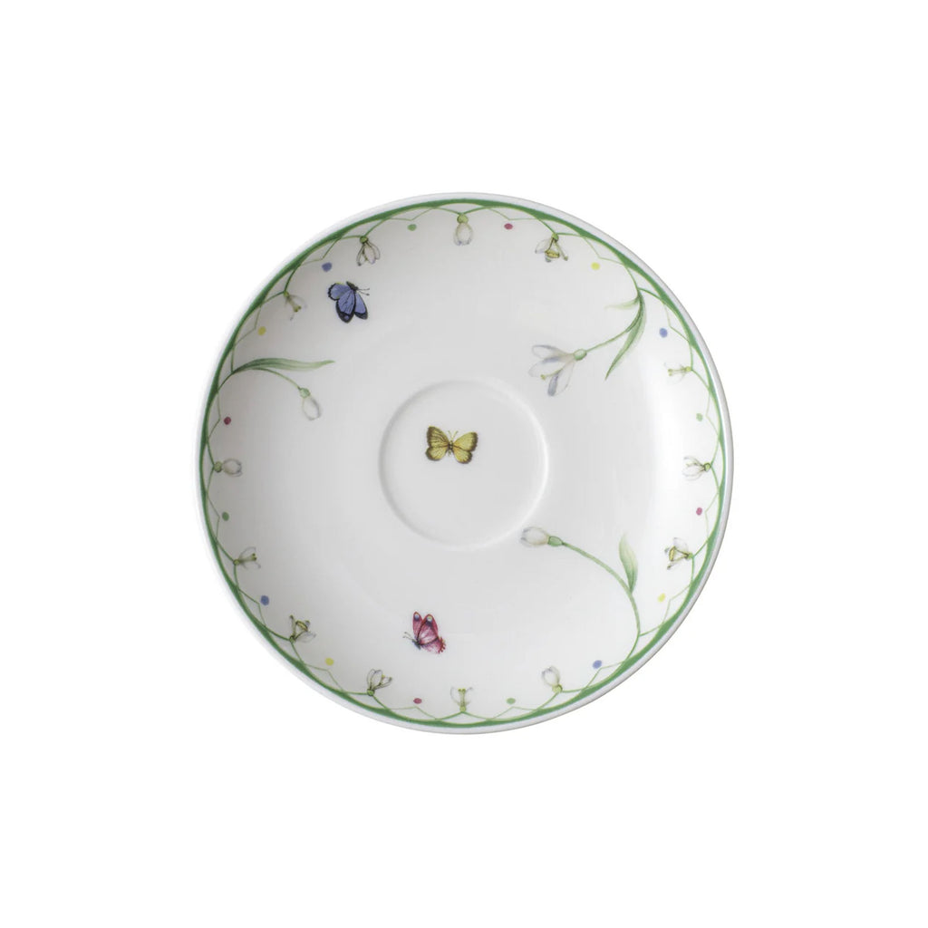 Colourful Spring Espresso Saucer in Multi