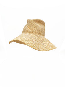 Commando Hat in Natural/White