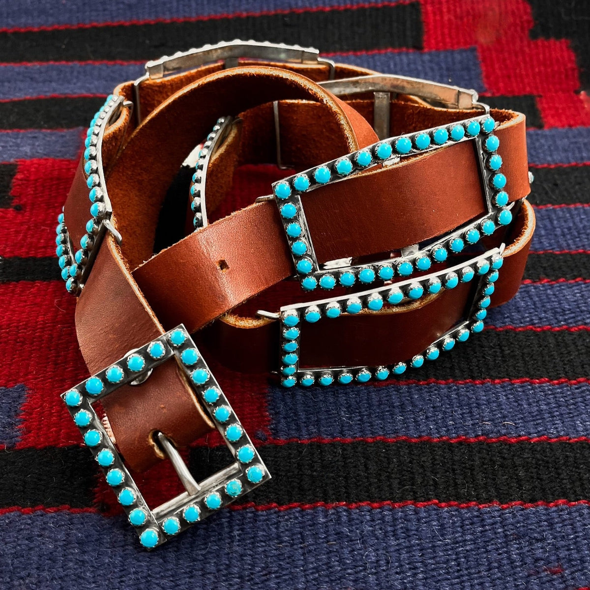 Unique Concho Belt By Charles Johnson