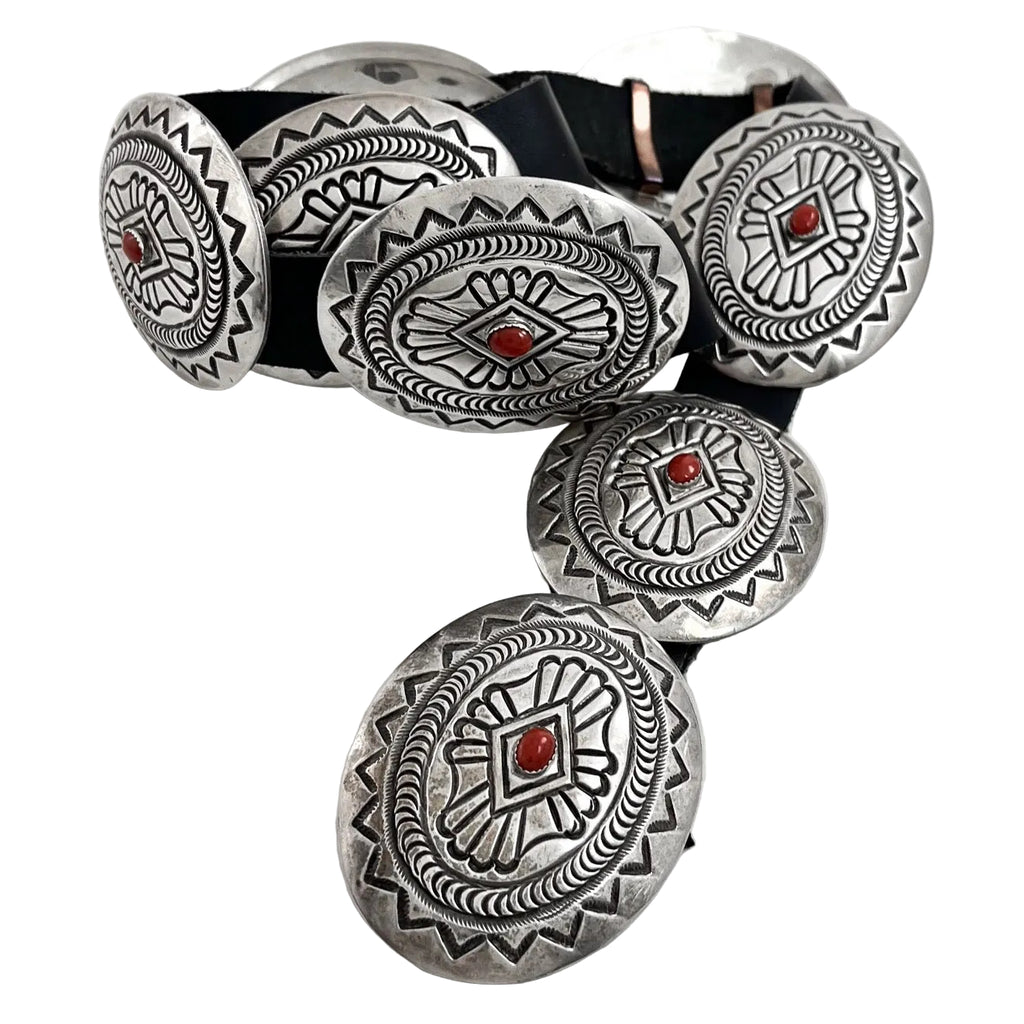 Coral Concho Belt