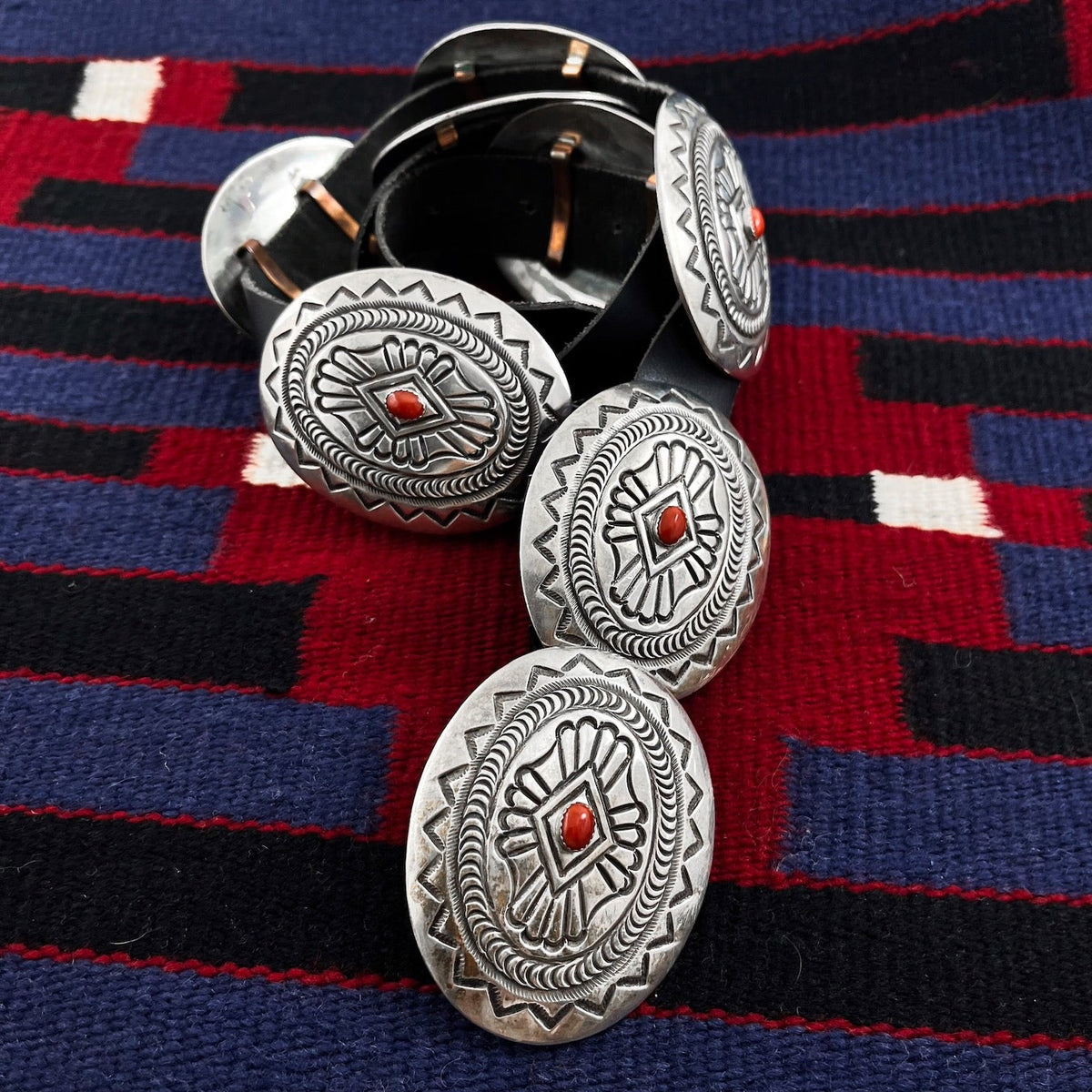 Coral Concho Belt
