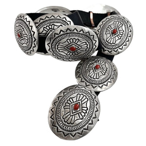 Coral Concho Belt