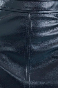Meeghan Mini Skirt in Midnight Blue