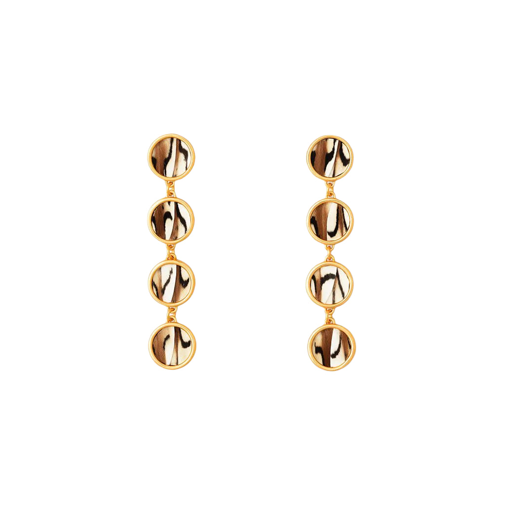 Coopers Town Multi Bezel Drop Earring