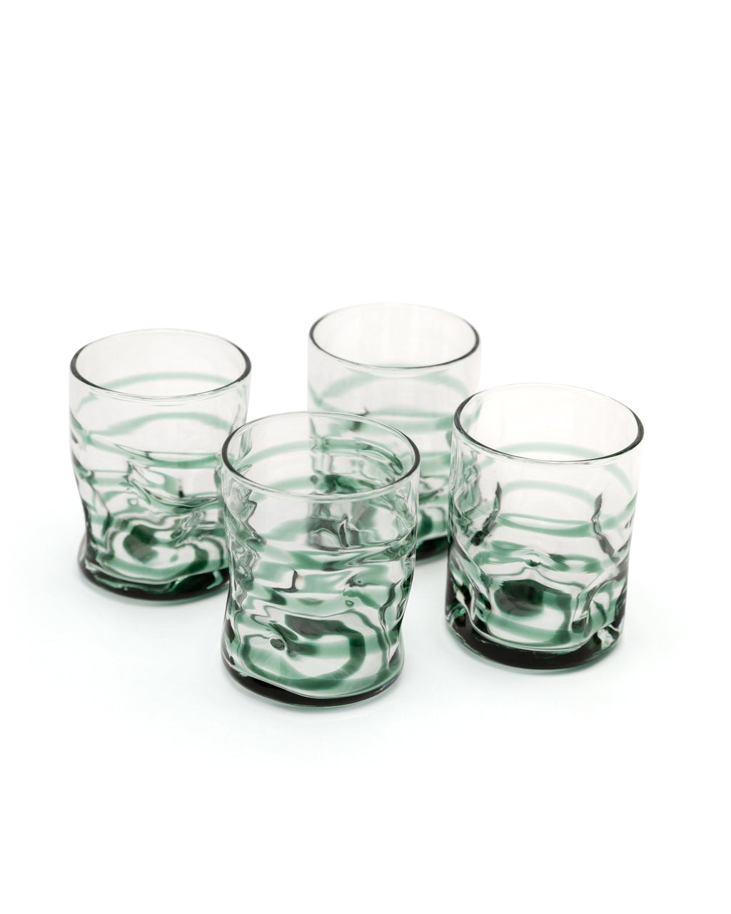Dimple Tumblers, Set of 4