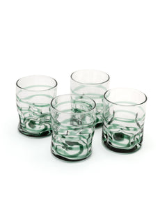 Dimple Tumblers, Set of 4