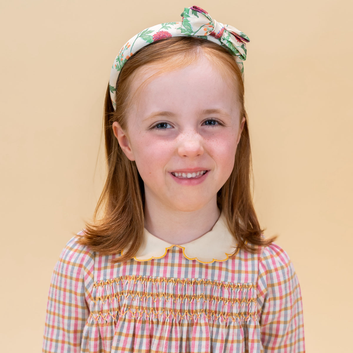 Mabel Girl Dress in Mum Gingham