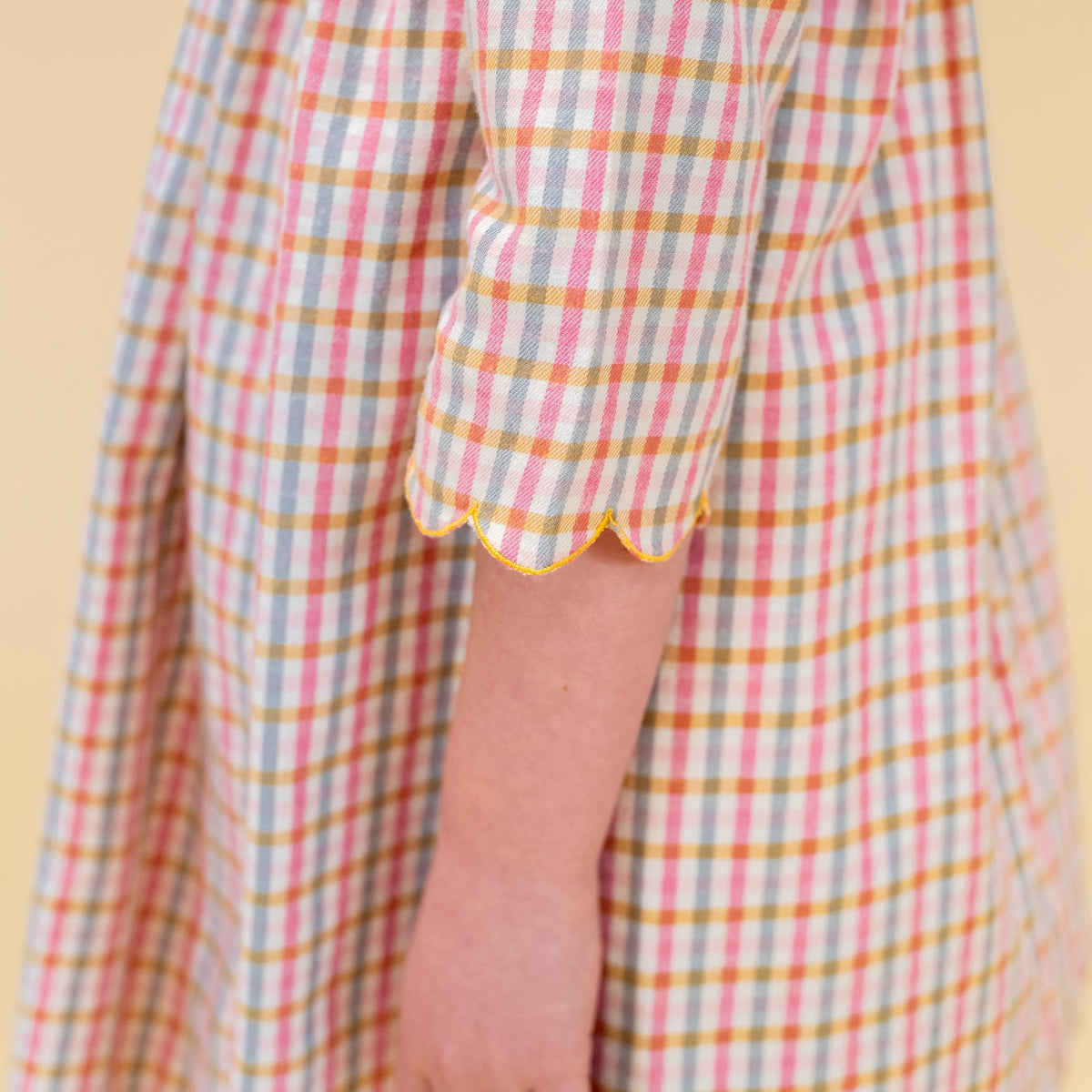 Mabel Girl Dress in Mum Gingham