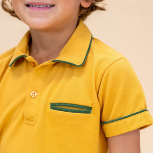 William Boy Polo Set in Mustard