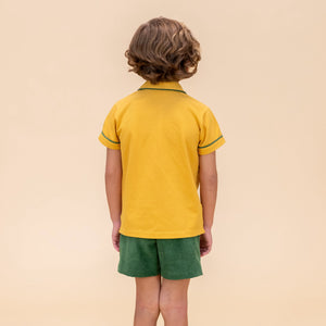 William Boy Polo Set in Mustard