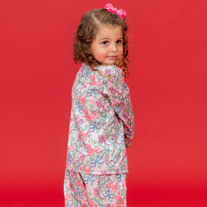 Finley Girl Pajama Set in Bows