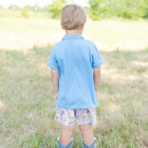 Jackson Boy Polo Set in Rodeo