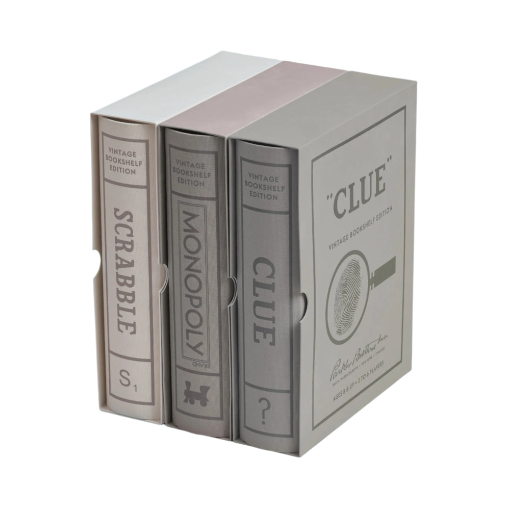 Vintage Bookshelf Assortment, Set of 3