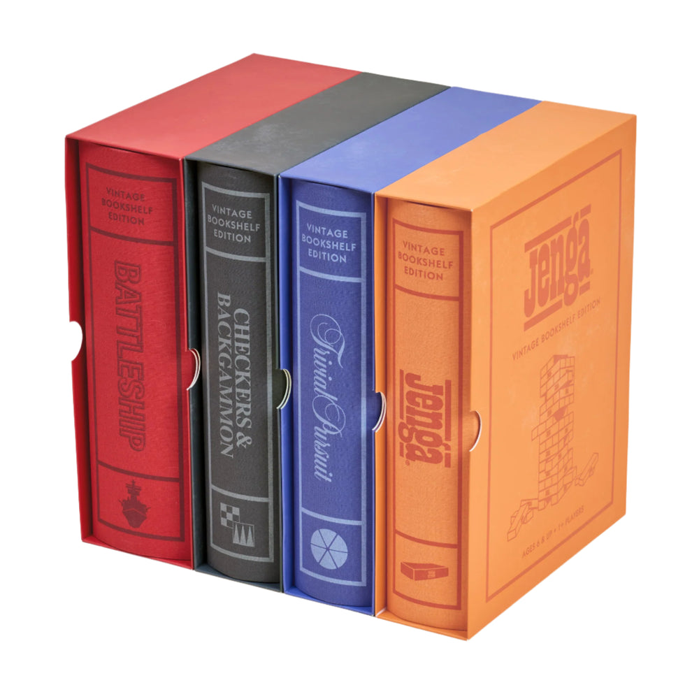 2024 Vintage Bookshelf Assortment, Set of 4
