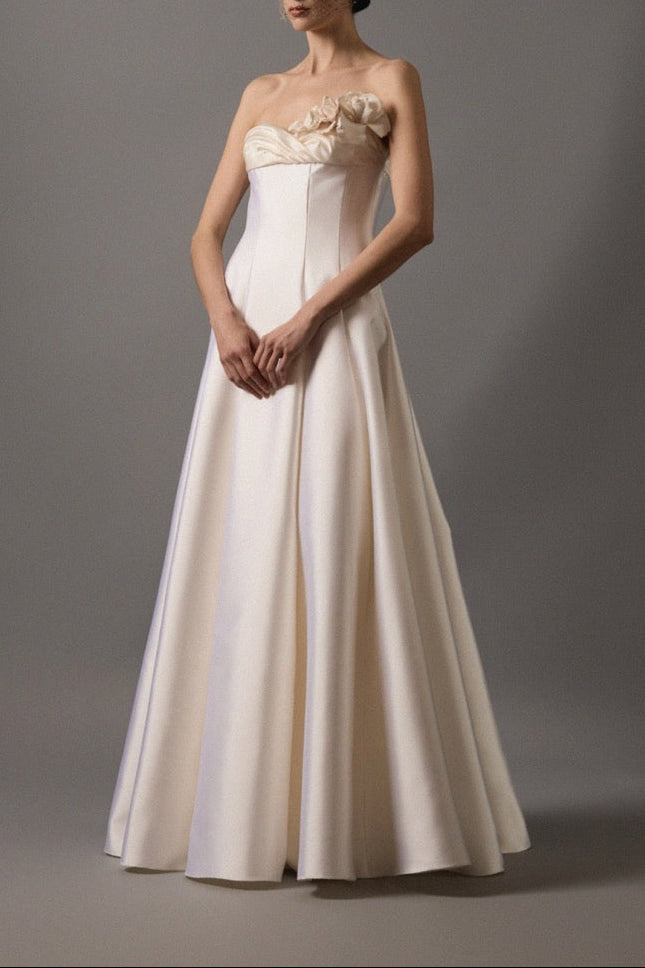 Kelly Gown in Warm White