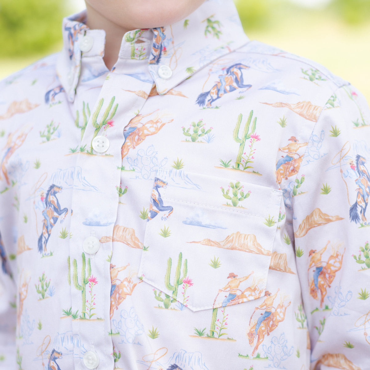Wilson Button Down in Rodeo