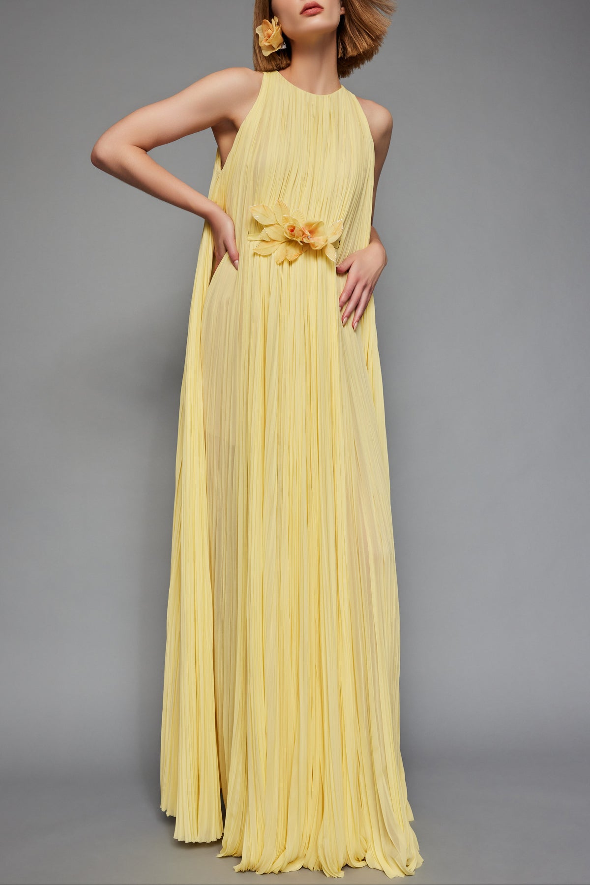 Chiara Dress in Yellow
