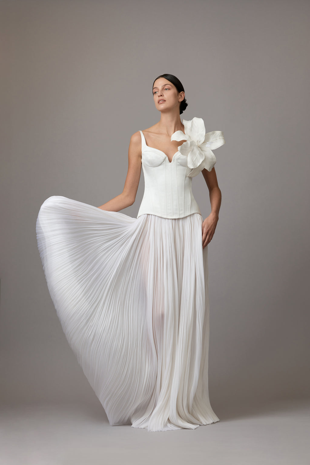 Lilah Gown in Warm White