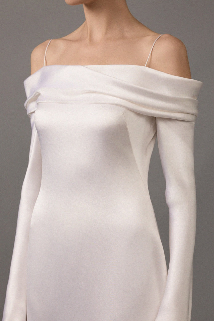 Diana Gown in Warm White