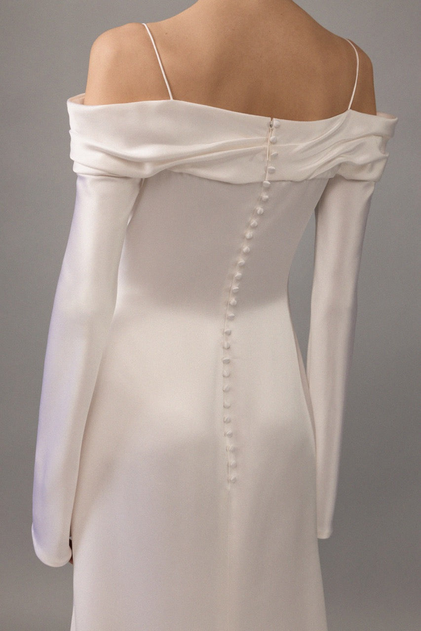 Diana Gown in Warm White