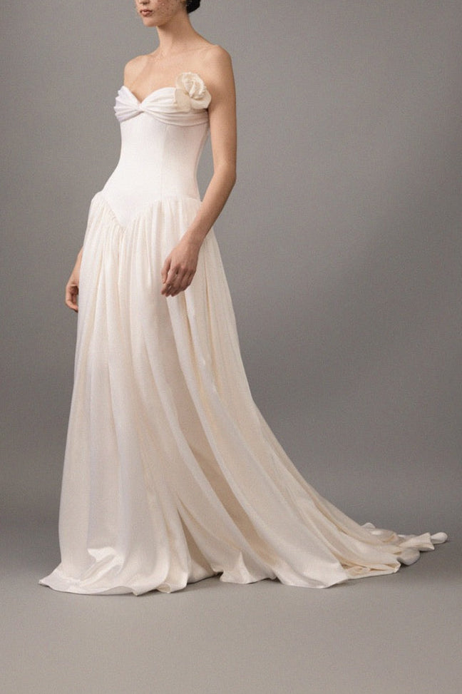 Brittany Gown in Warm White
