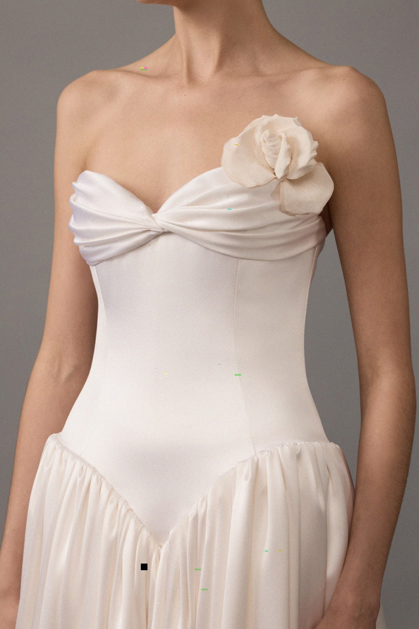 Brittany Gown in Warm White