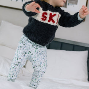 Apres Ski Two-Piece Kids Henley Pajamas